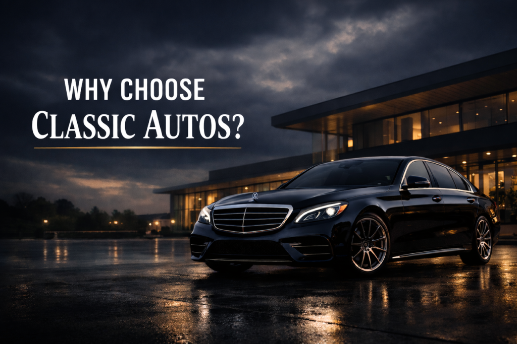 Why Choose Classic Autos Hero Image